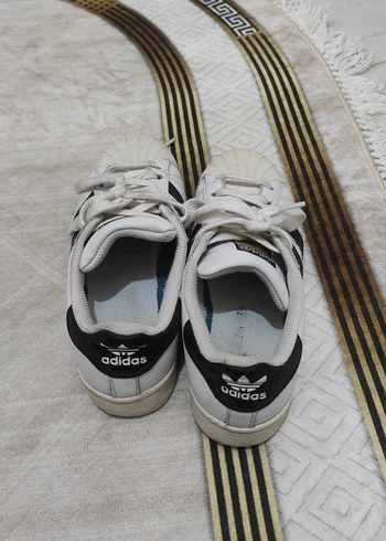 Adidas superstar spor ayakkabı beyaz - Görsel 3