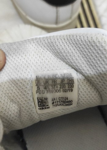 Adidas superstar spor ayakkabı beyaz - Görsel 4