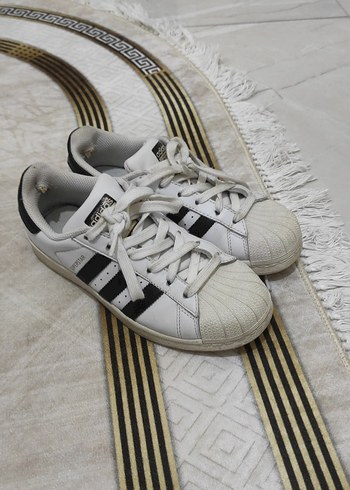Adidas superstar spor ayakkabı beyaz - Görsel 2