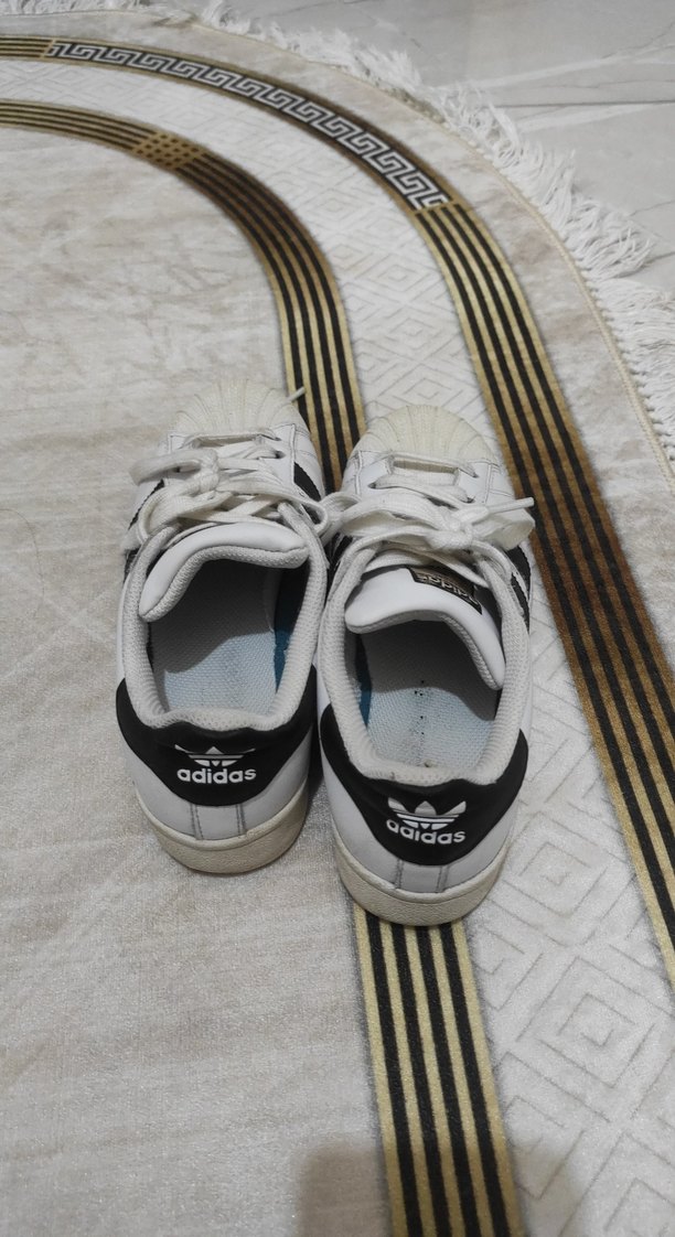 Adidas superstar spor ayakkabı beyaz - Görsel 3
