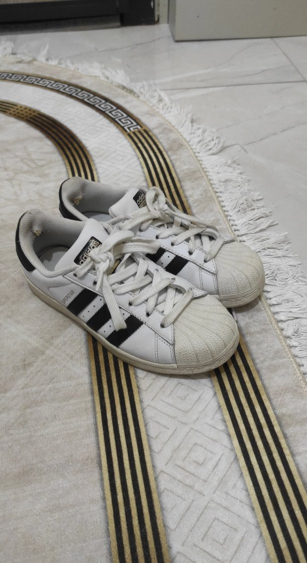 Adidas superstar spor ayakkabı beyaz - Görsel 2
