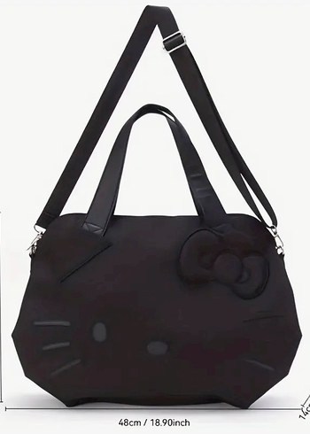 Siyah Hello Kitty Kadın Çanta