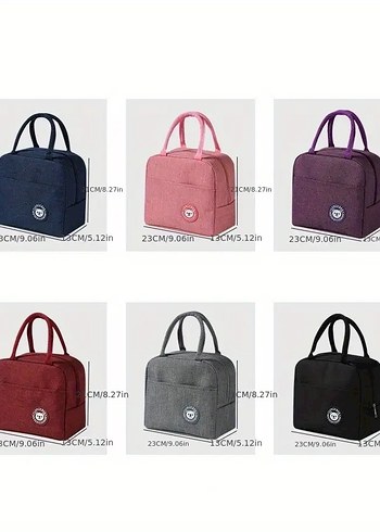 Termal Çanta Beslenme Çantası İnce Kumaş - Görsel 17