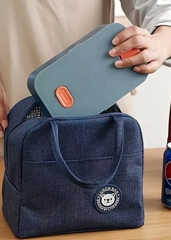 Termal Çanta Beslenme Çantası İnce Kumaş - Görsel 8