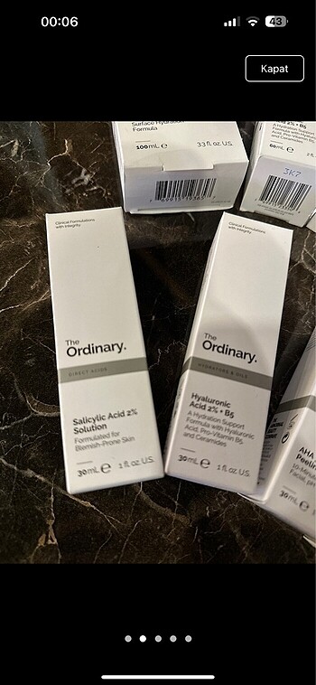  Beden Orijinal The Ordinary