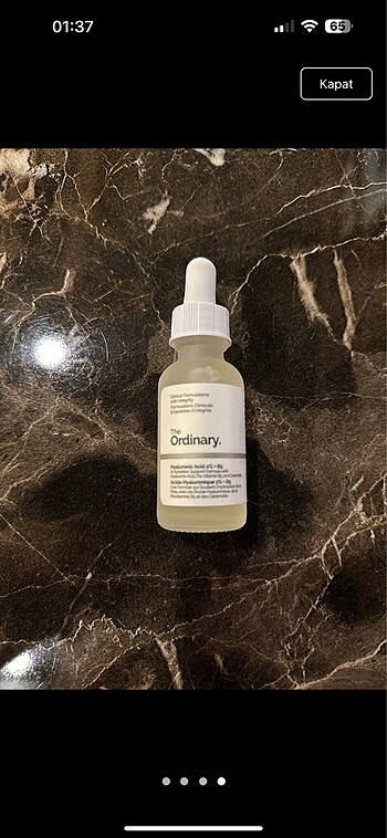 Beden The ordinary hyaluronic acid 2% + B5 30 ml