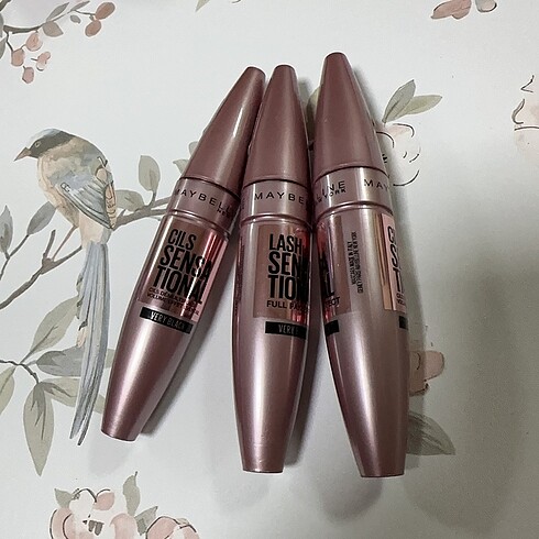 Beden Maybelline lash sensational very black ekstra siyah maskara rime