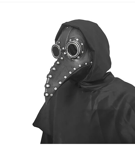 universal Beden özel Tasarım veba doktor maske cadılar bayramı