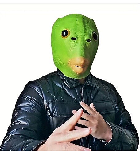 Özel tasarım maske yeşil