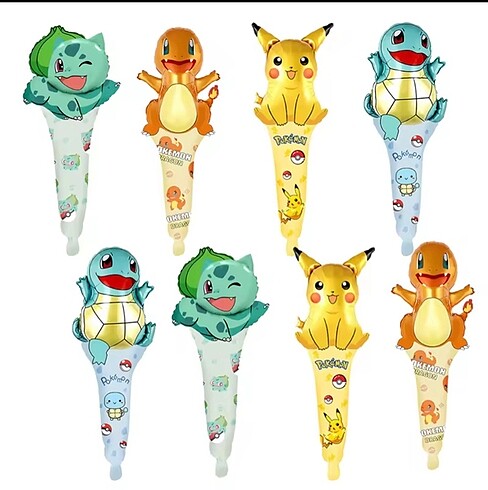 Pokemon balonları uçan balon