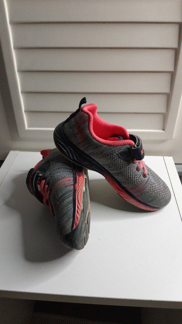 Kız Çocuk Gri Yılan Desenli Sneakers - Görsel 2