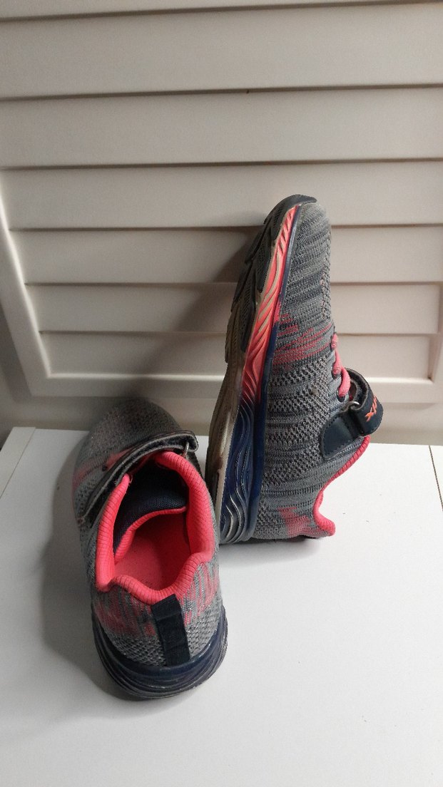 Kız Çocuk Gri Yılan Desenli Sneakers - Görsel 4