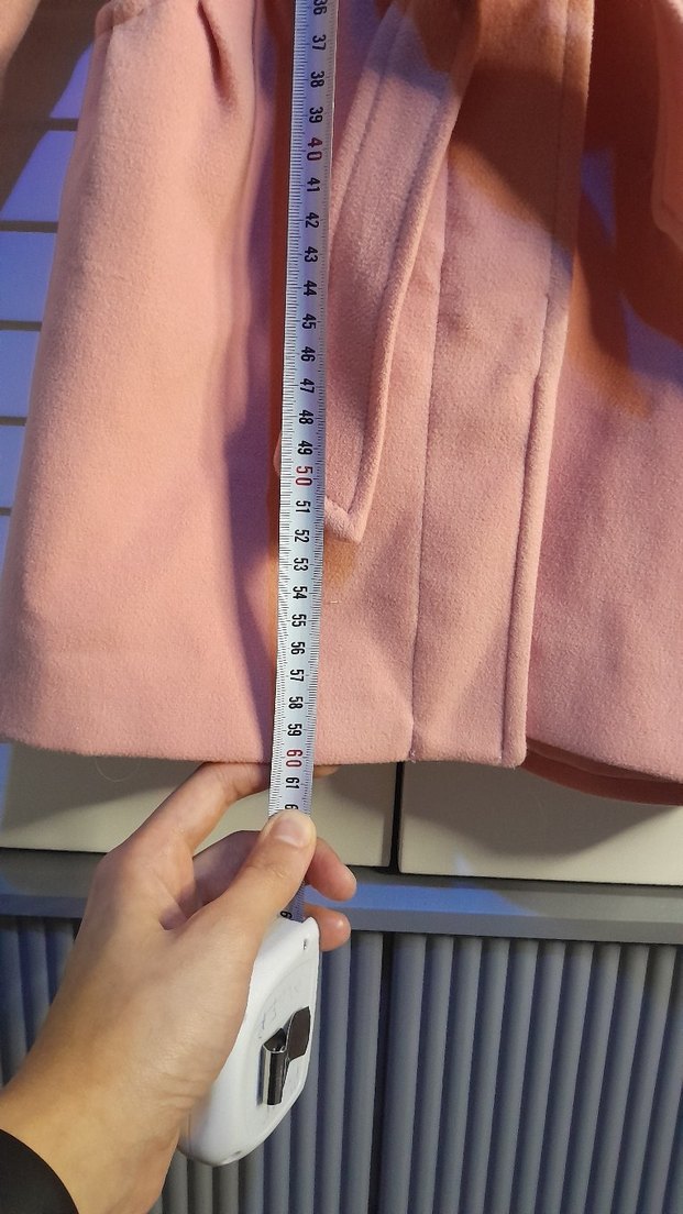 Kız Çocuk Düğmeli Kaban - Görsel 3