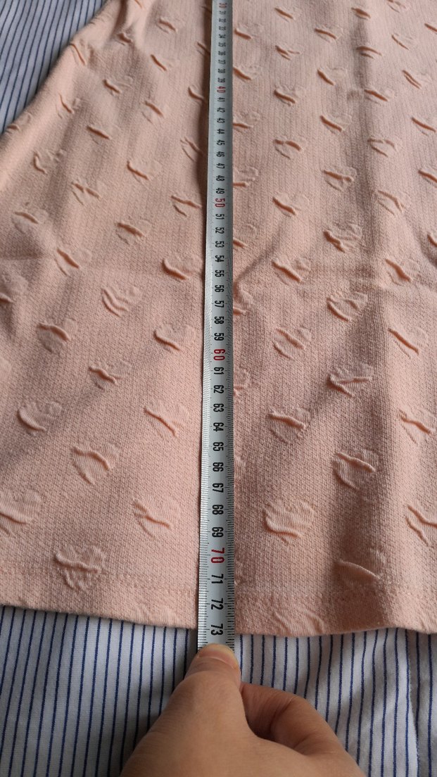 Kız Çocuk Pembe Kısa Kollu Örme Elbise - Görsel 5