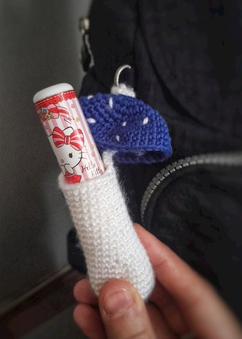 Mantar Lipstick ve Minimalist Anahtarlık - Görsel 3