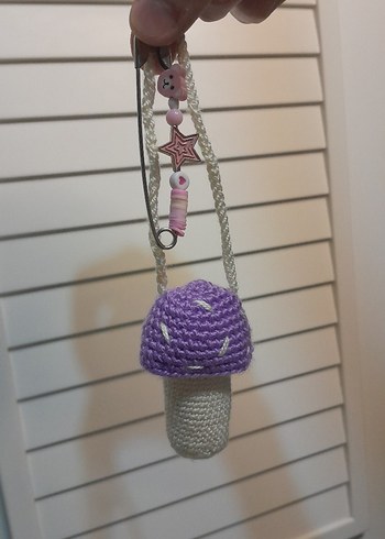 çanta charm ve mantar lipbalm kılıfı - Görsel 3