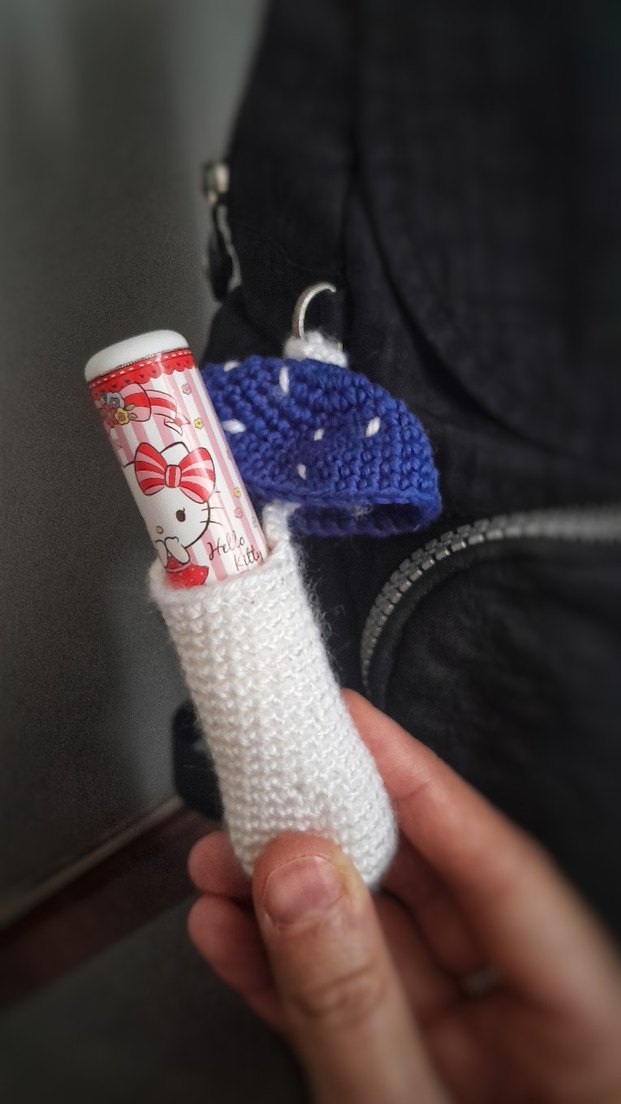 çanta charm ve mantar lipbalm kılıfı - Görsel 5