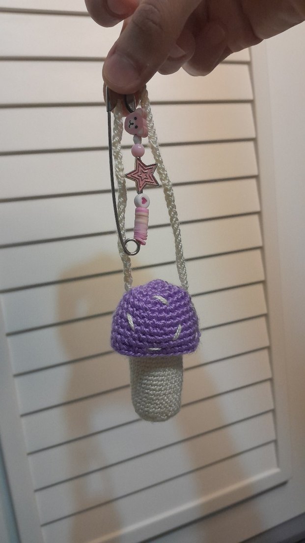 çanta charm ve mantar lipbalm kılıfı - Görsel 3