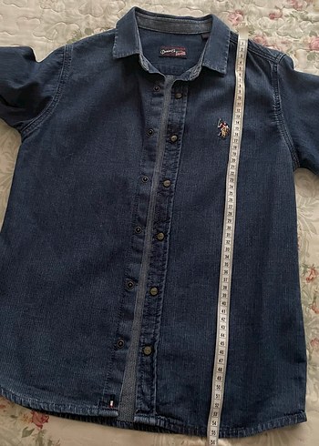 US Polo jean gömlek - Görsel 3