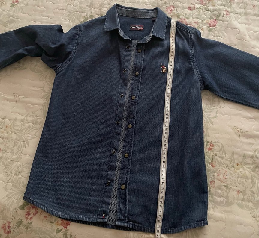 US Polo jean gömlek - Görsel 3