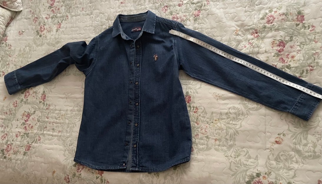 US Polo jean gömlek - Görsel 4