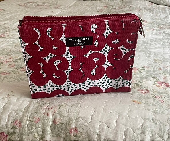Clinique Marimekko özel tasarım makyaj çantası