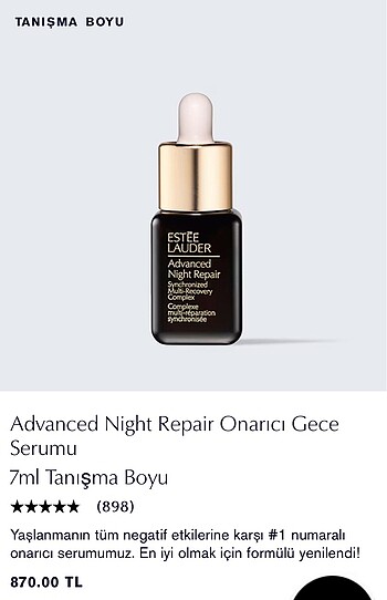 Estee Lauder serum 7 ml - Görsel 2