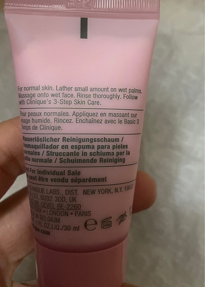 Clinique yüz temizleme köpüğü 30 ml - Görsel 4