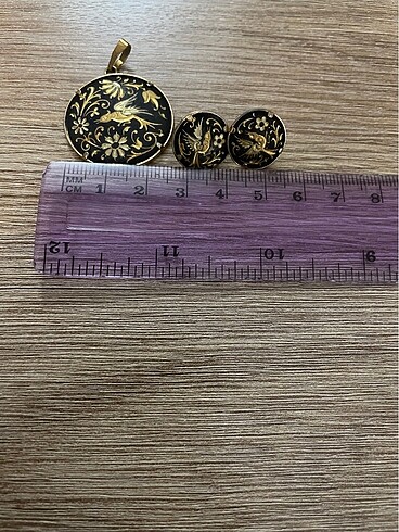 Antika Toledo altın kaplama set - Görsel 4