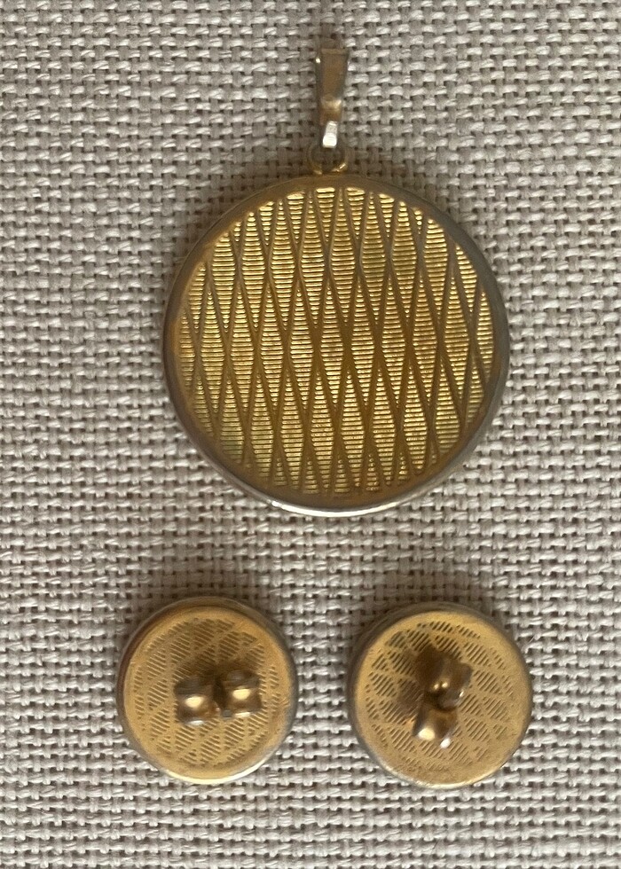 Antika Toledo altın kaplama set - Görsel 3