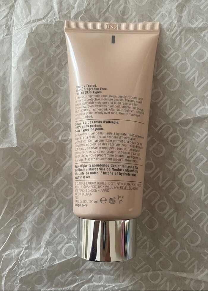 Clinique gece nemlendirici maske - Görsel 3