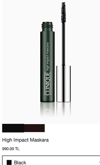 Clinique high impact maskara tam boy 7 ml
