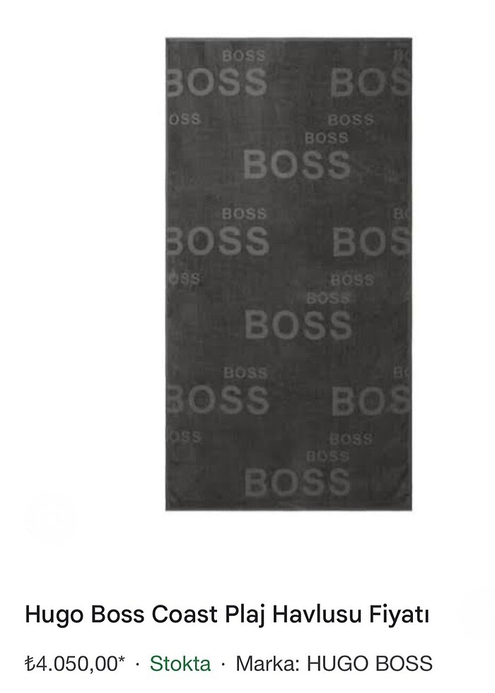 Hugo Boss XL plaj havlusu - Görsel 2