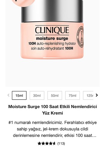 Clinique nemlendirici yüz kremi 15 ml - Görsel 2