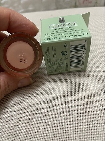 Clinique all about eyes göz kremi 5 ml - Görsel 5