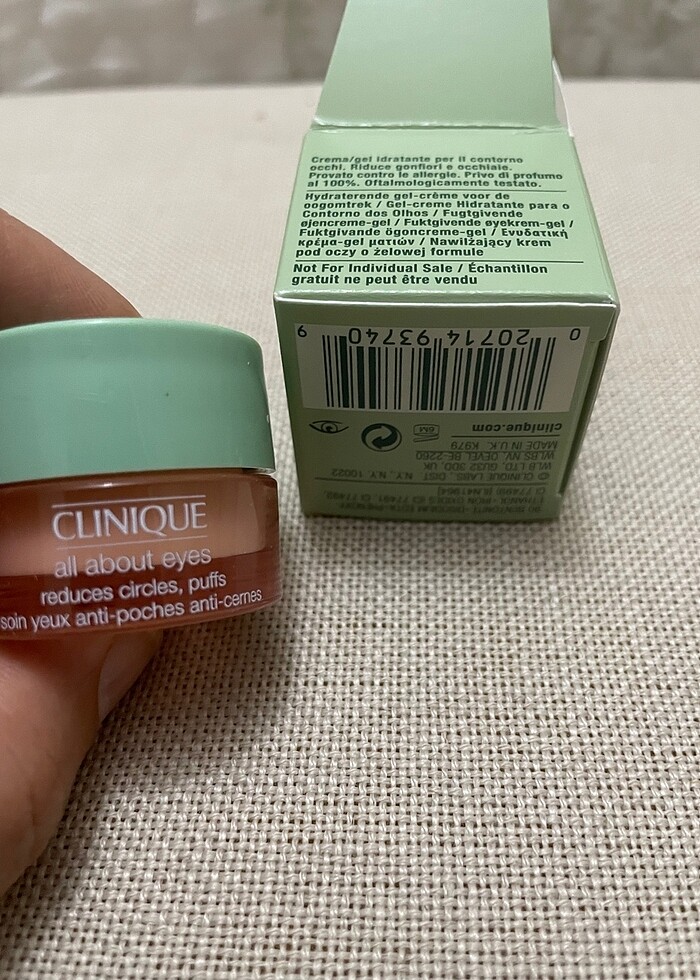 Clinique all about eyes göz kremi 5 ml - Görsel 3