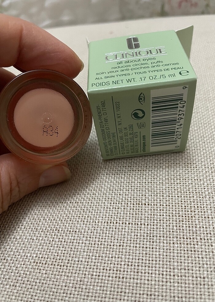 Clinique all about eyes göz kremi 5 ml - Görsel 5