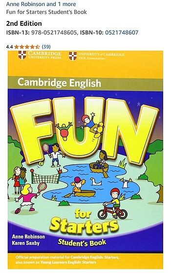 Cambridge English Fun for starters