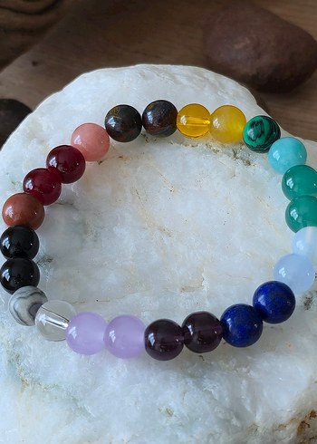 Renkli Boncuklu Bohem Bileklik - Görsel 4