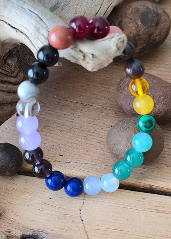 Renkli Boncuklu Bohem Bileklik - Görsel 9