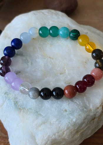 Renkli Boncuklu Bohem Bileklik - Görsel 7