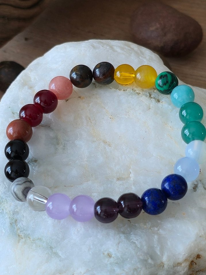 Renkli Boncuklu Bohem Bileklik - Görsel 4