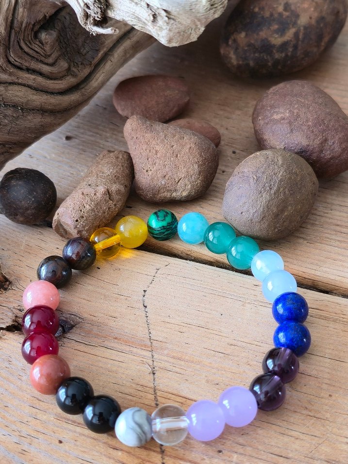 Renkli Boncuklu Bohem Bileklik - Görsel 5