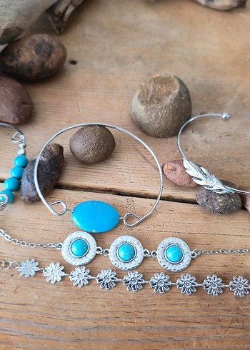 Renkli Boncuklu Bohem Çocuk Takı Seti - Görsel 4