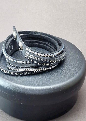swarovski Swarovski Siyah Taşlı Kadın Bileklik
