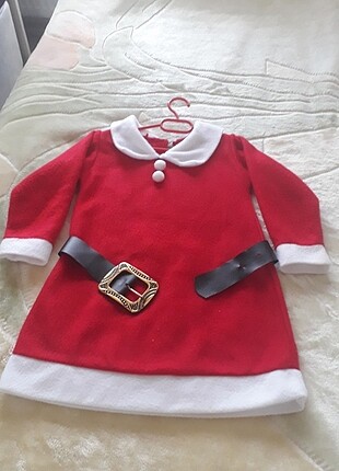 Kız çocuk noel kız elbisesi
