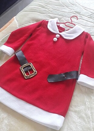 4 Yaş Beden Kız çocuk noel kız elbisesi