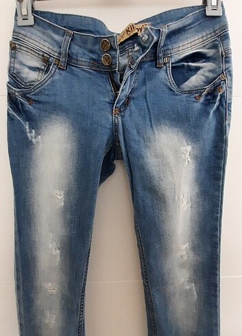 28 Beden mavi Renk Jean kot