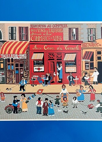 Vintage paris kartpostal