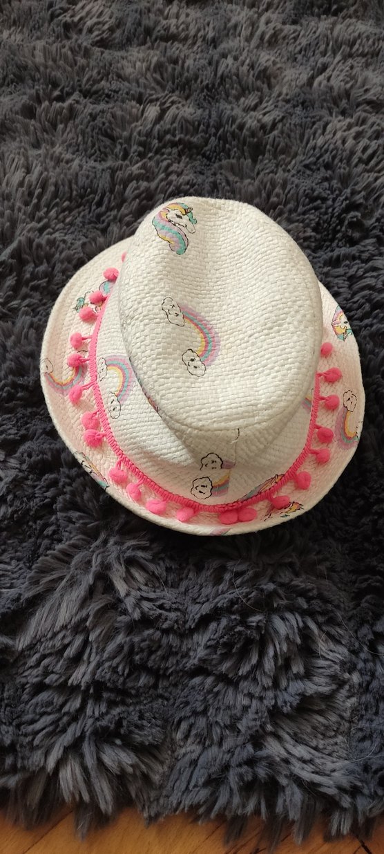 Çocuk Renkli Bohem Püsküllü Şapka - Görsel 4
